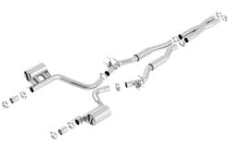 Borla S-Type Cat-Back Exhaust System 15-up Dodge Challenger 6.2L - Click Image to Close